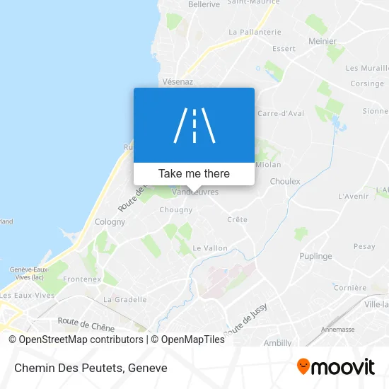 Chemin Des Peutets map