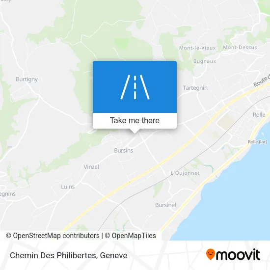 Chemin Des Philibertes map