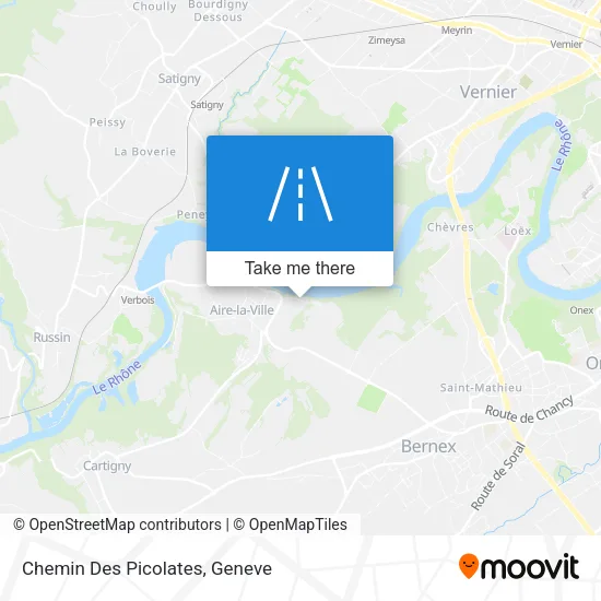 Chemin Des Picolates map