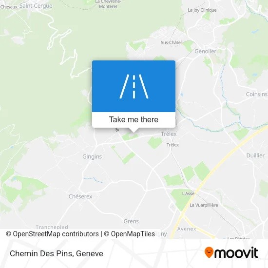 Chemin Des Pins map