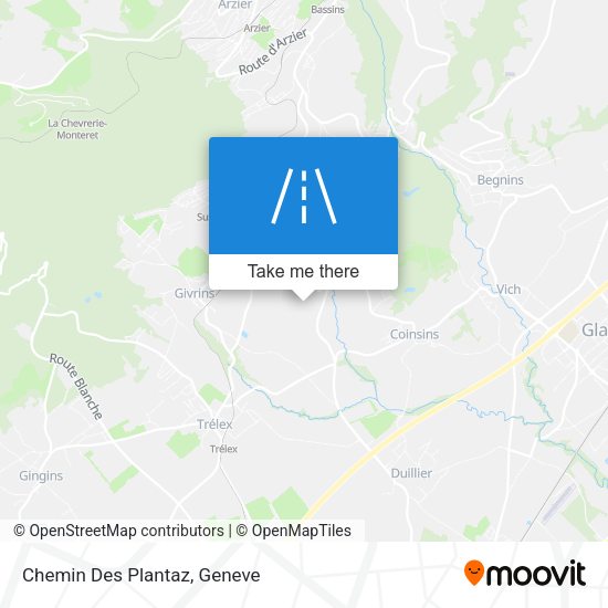 Chemin Des Plantaz map