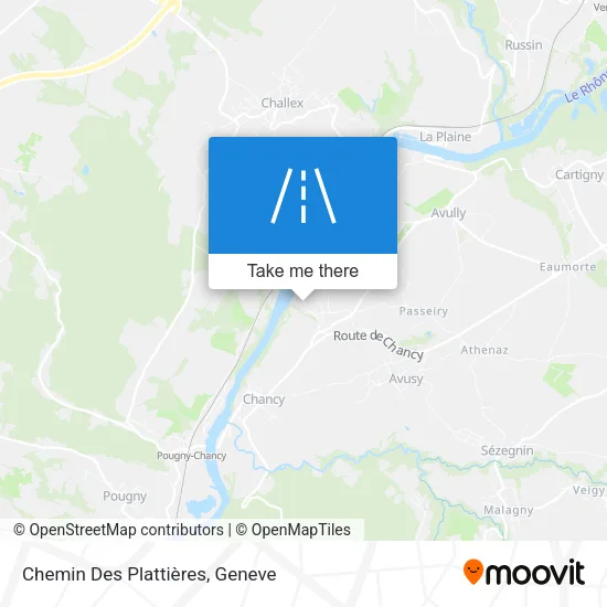 Chemin Des Plattières map