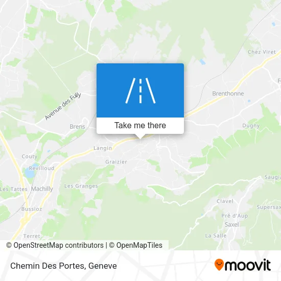 Chemin Des Portes map