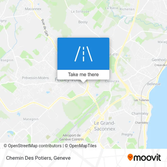 Chemin Des Potiers map