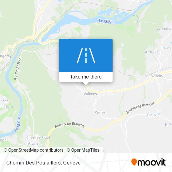 Chemin Des Poulaillers map