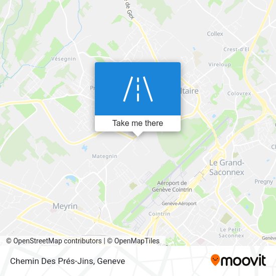 Chemin Des Prés-Jins map