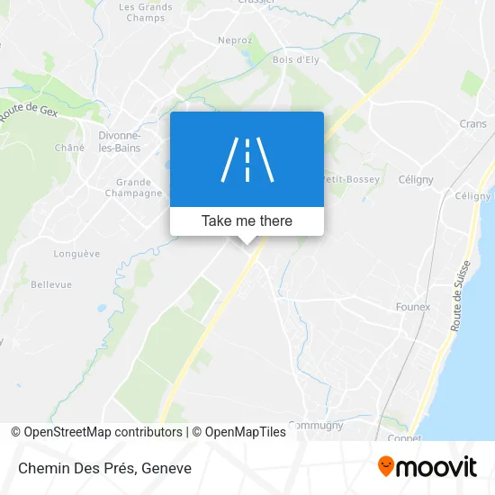 Chemin Des Prés map