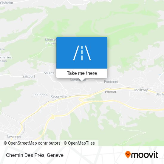 Chemin Des Prés map