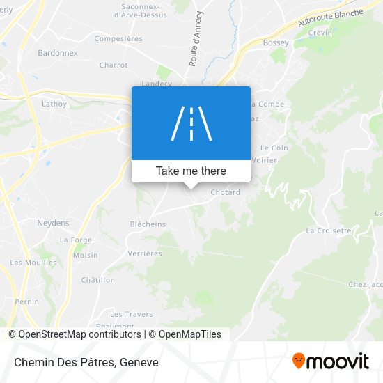 Chemin Des Pâtres map