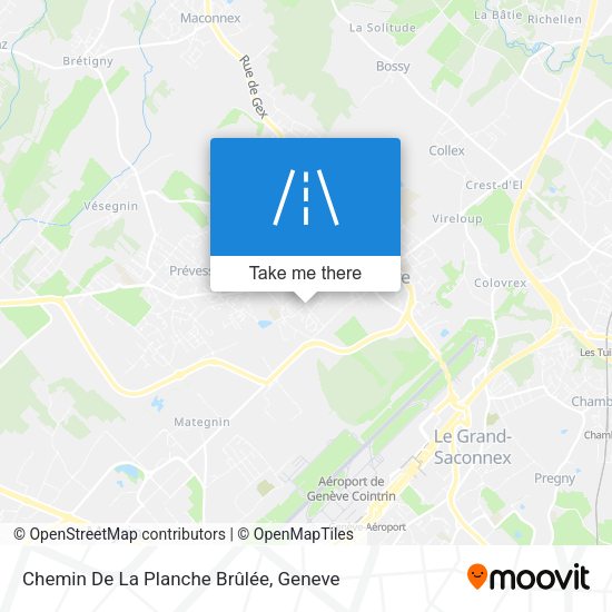 Chemin De La Planche Brûlée map