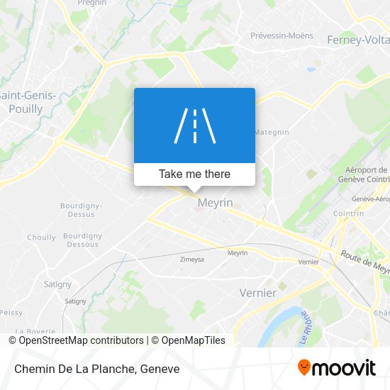 Chemin De La Planche map