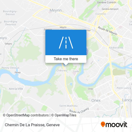 Chemin De La Praisse map