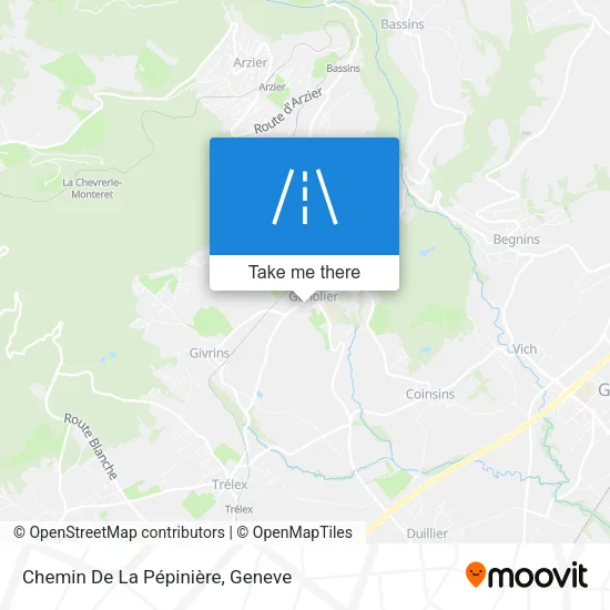 Chemin De La Pépinière map