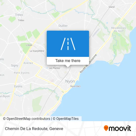 Chemin De La Redoute map