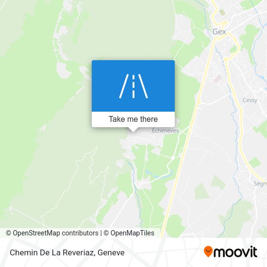 Chemin De La Reveriaz map