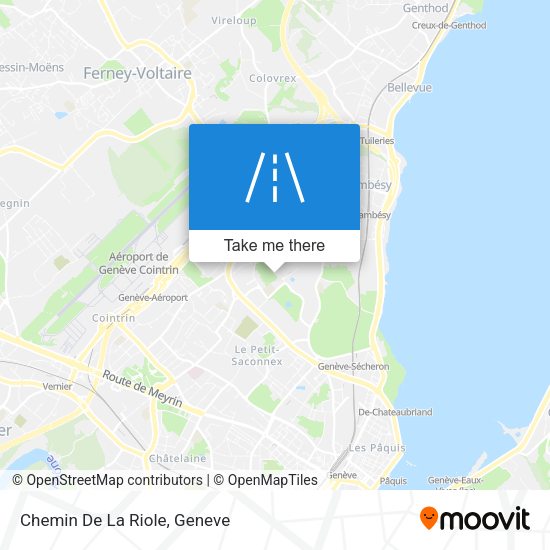 Chemin De La Riole map
