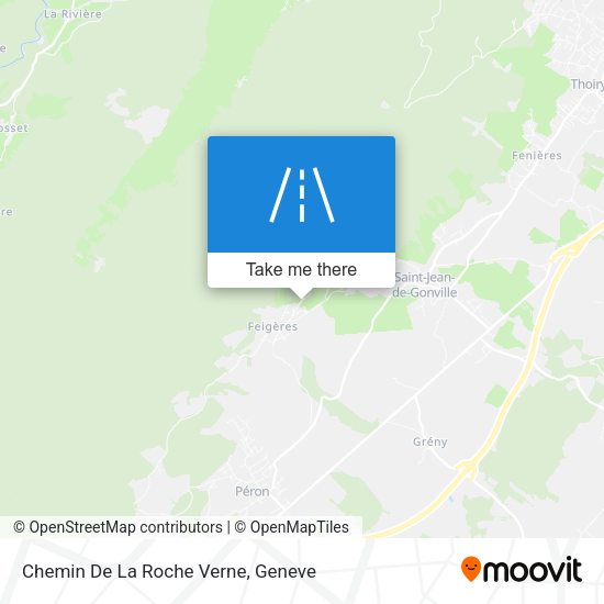 Chemin De La Roche Verne map