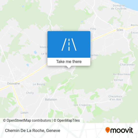 Chemin De La Roche map