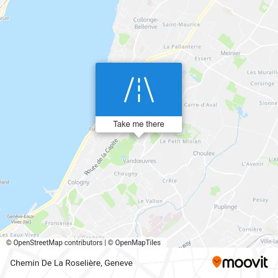Chemin De La Roselière map