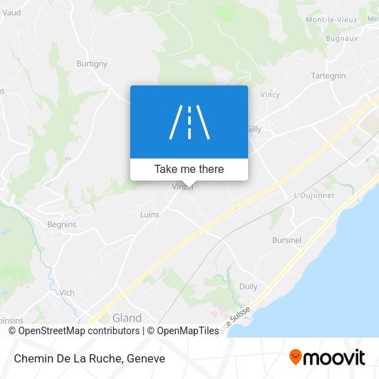 Chemin De La Ruche map