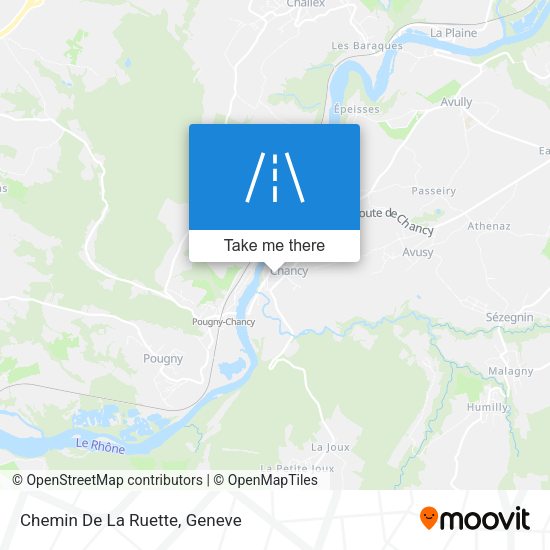 Chemin De La Ruette map