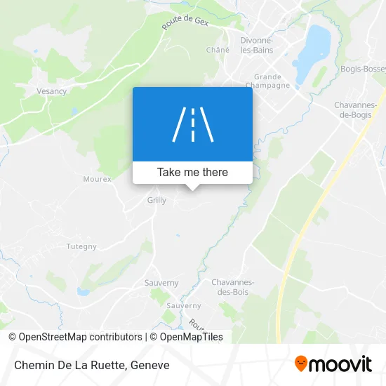 Chemin De La Ruette map