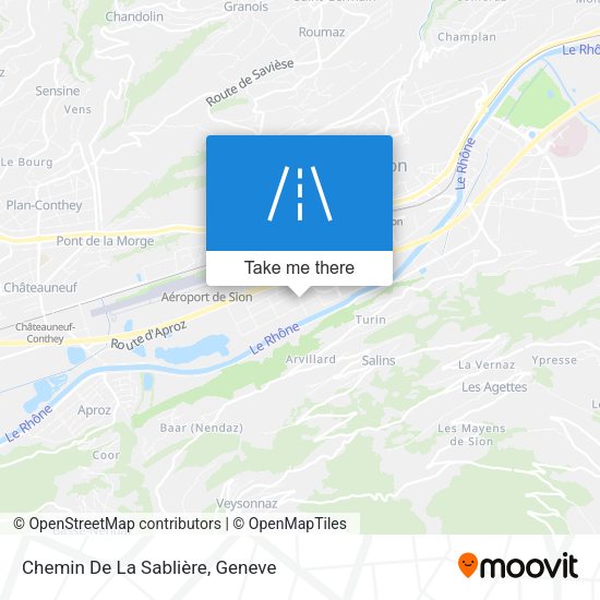 Chemin De La Sablière map