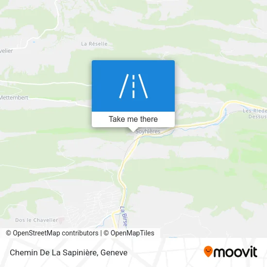Chemin De La Sapinière map
