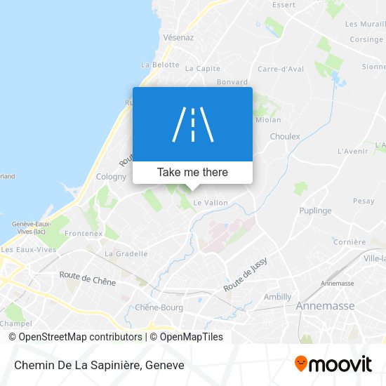 Chemin De La Sapinière map