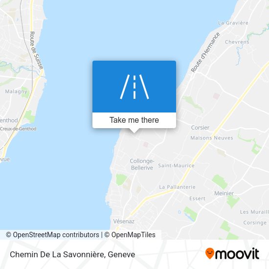 Chemin De La Savonnière map