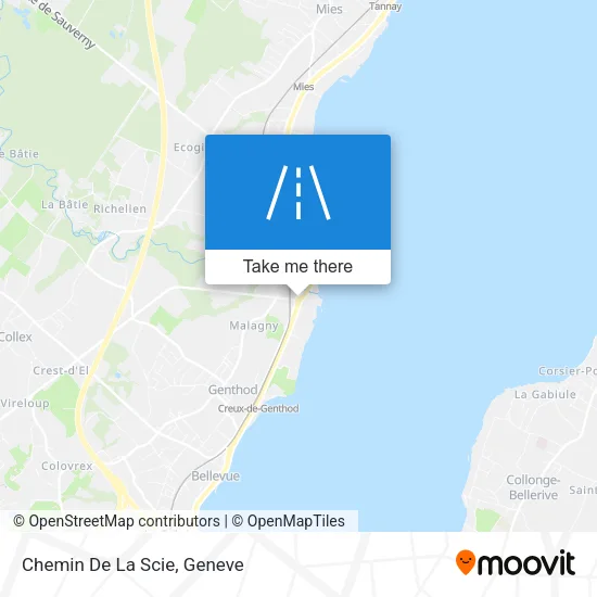Chemin De La Scie map