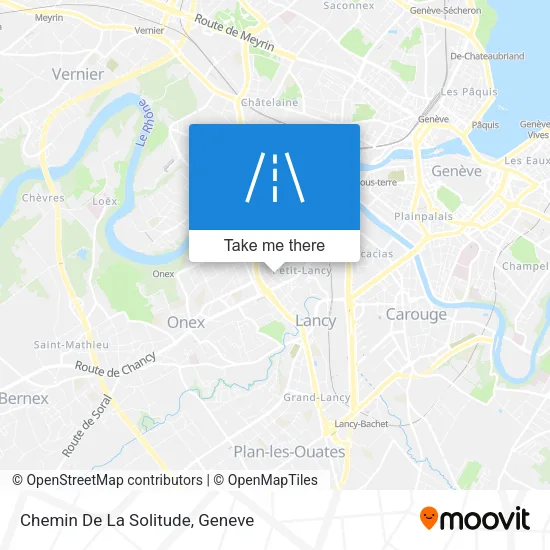 Chemin De La Solitude map