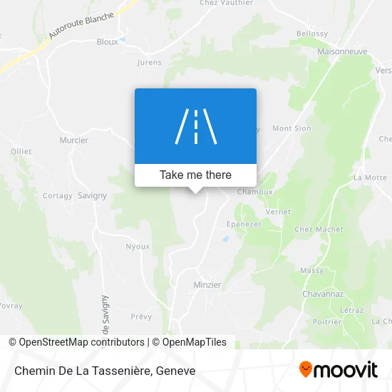 Chemin De La Tassenière map