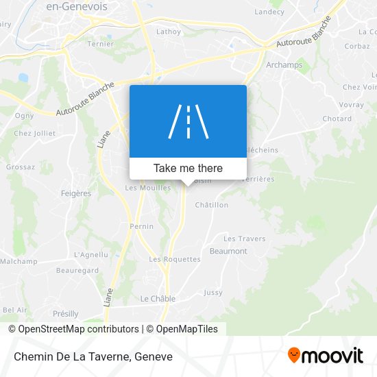 Chemin De La Taverne map