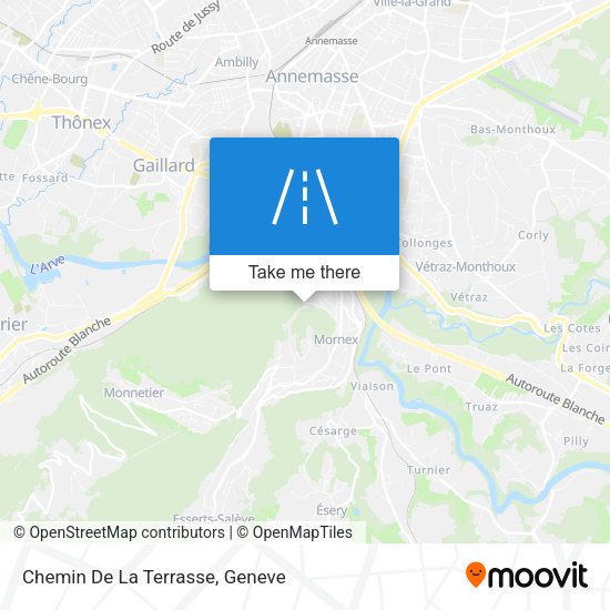 Chemin De La Terrasse map