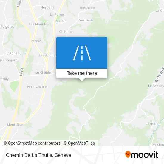 Chemin De La Thuile map