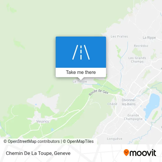 Chemin De La Toupe map