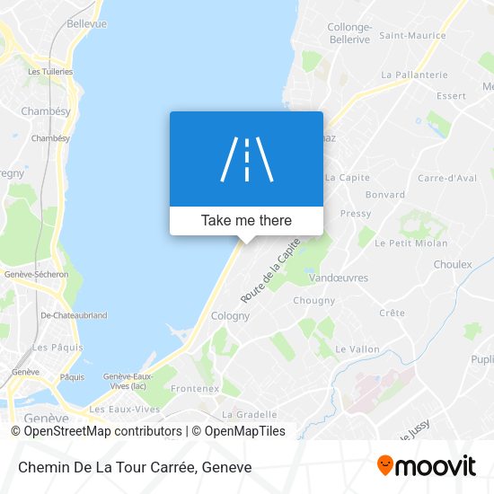 Chemin De La Tour Carrée map