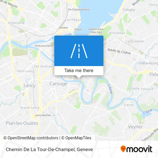 Chemin De La Tour-De-Champel map