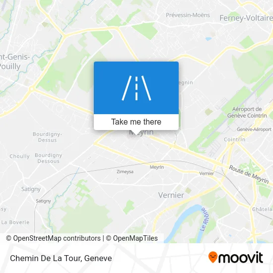 Chemin De La Tour map