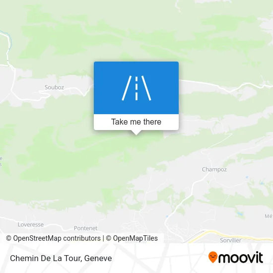 Chemin De La Tour map
