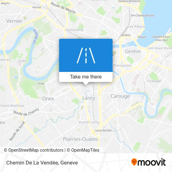 Chemin De La Vendée map