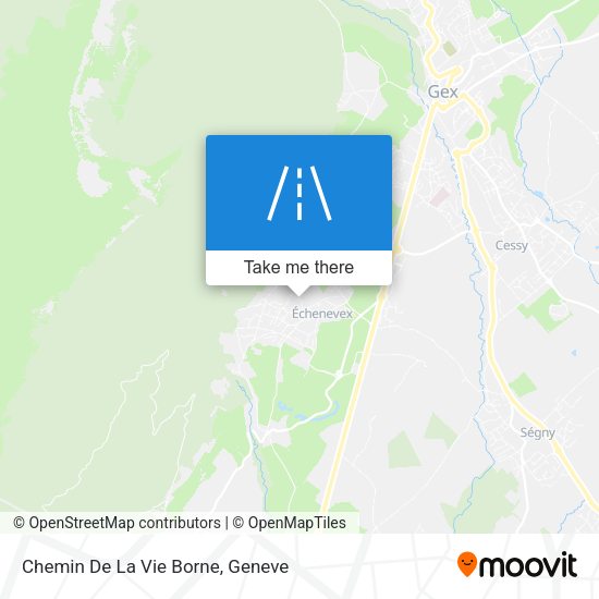 Chemin De La Vie Borne map