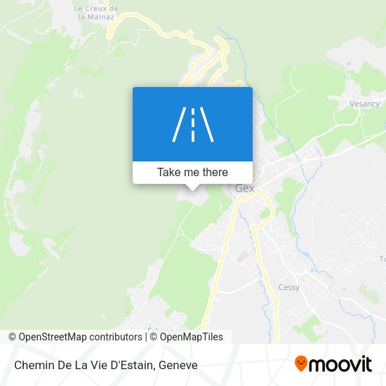 Chemin De La Vie D'Estain map
