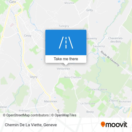 Chemin De La Viette map