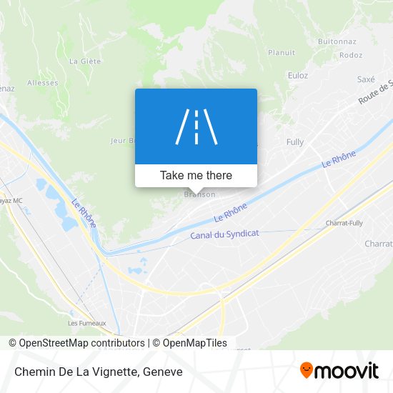Chemin De La Vignette map
