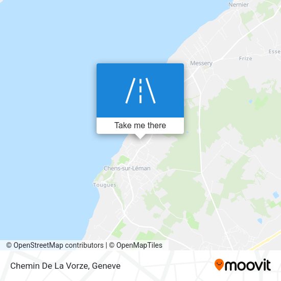 Chemin De La Vorze map