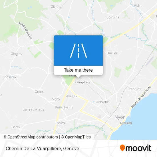 Chemin De La Vuarpillière map