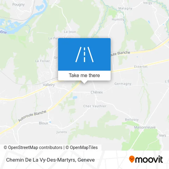 Chemin De La Vy-Des-Martyrs map