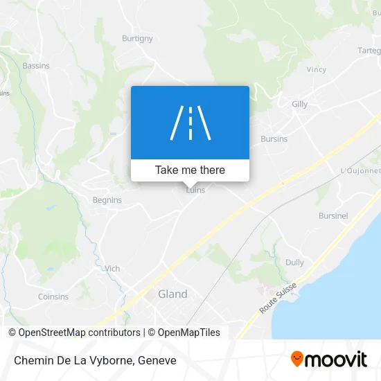 Chemin De La Vyborne map